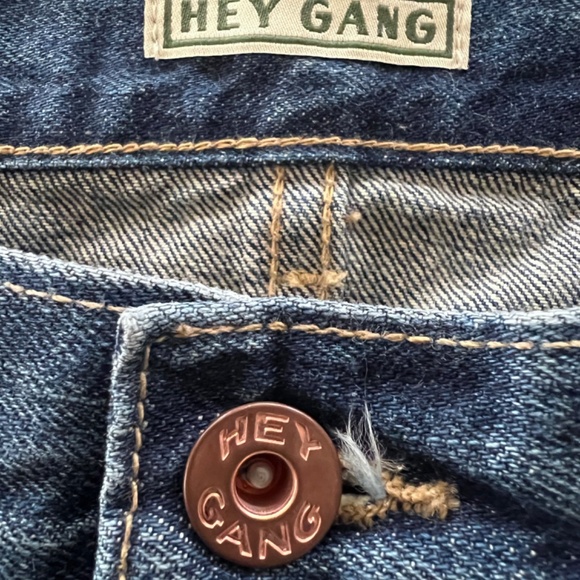 HEY GANG The Loose Crop Selvedge Jean Made in USA - 31 - Picture 7 of 14